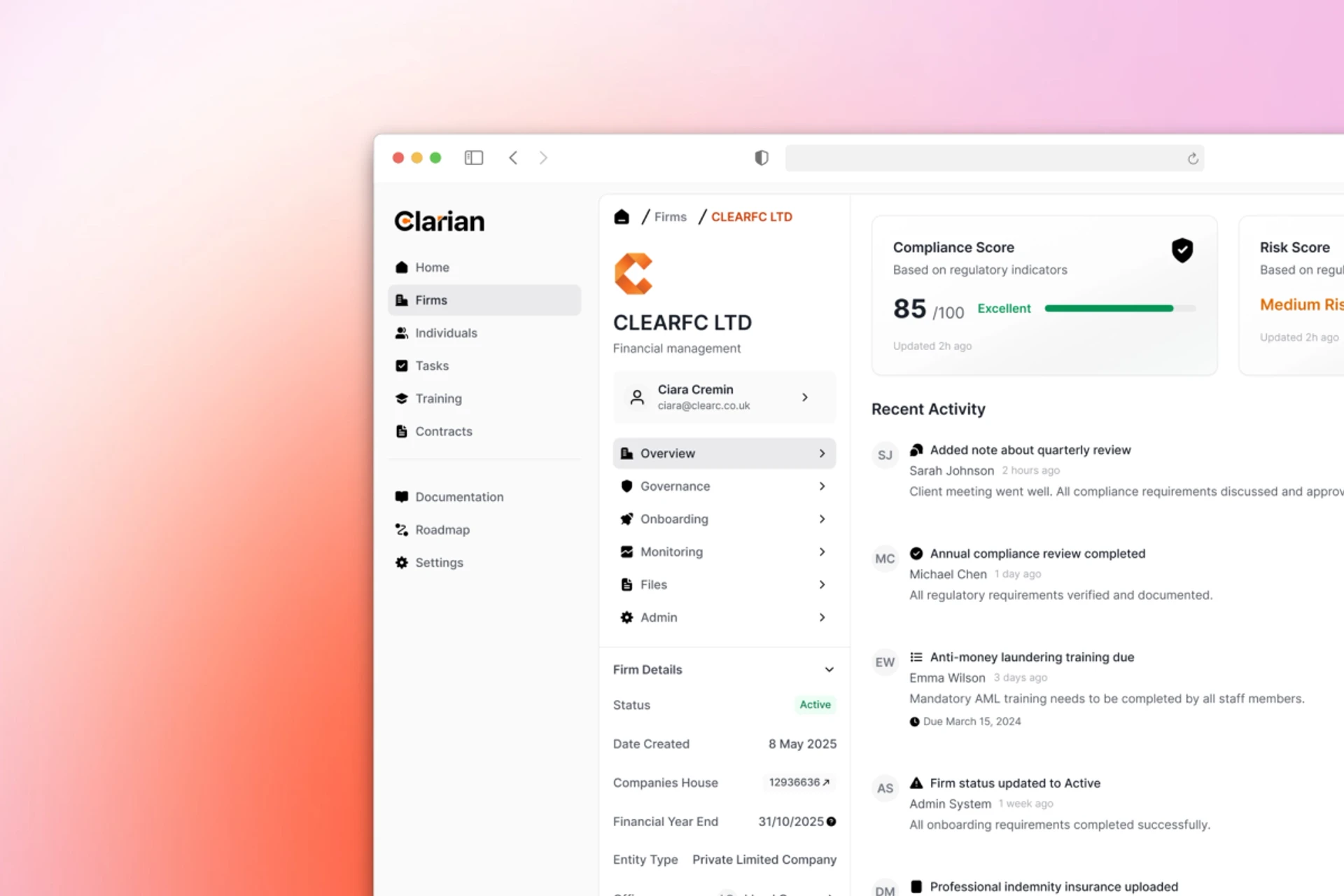 UKs First Ai based RegTech SaaS